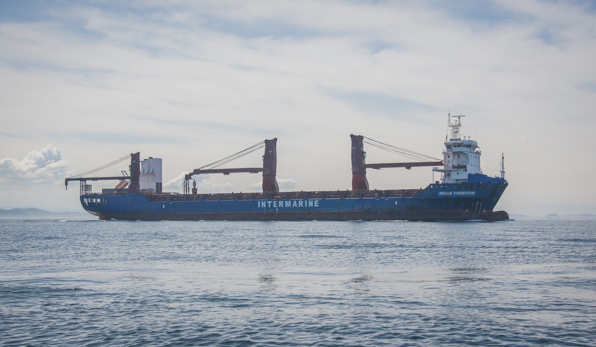 Vehicle shipped by ocean freight